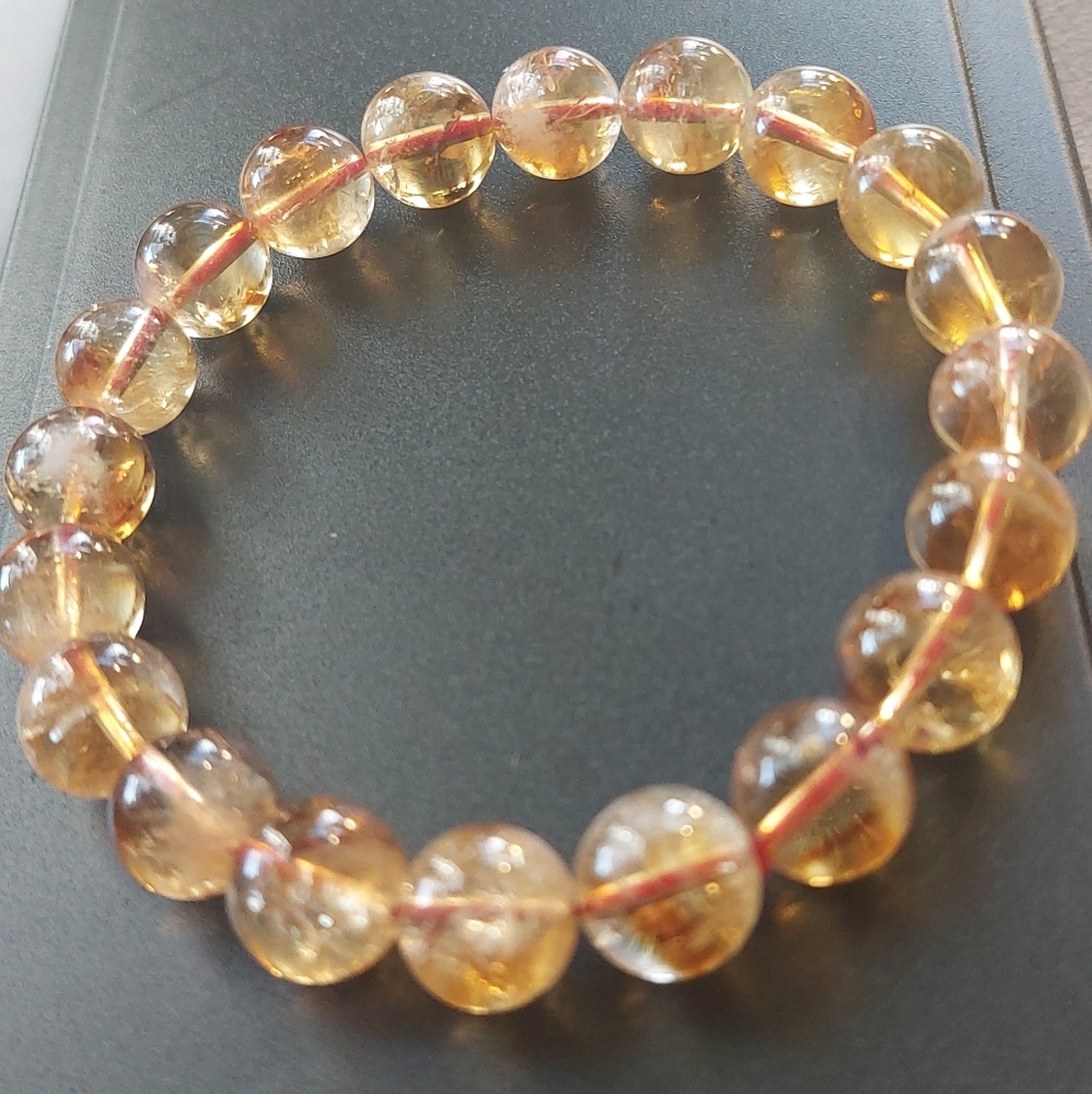 Natural citrine strech Bracelet